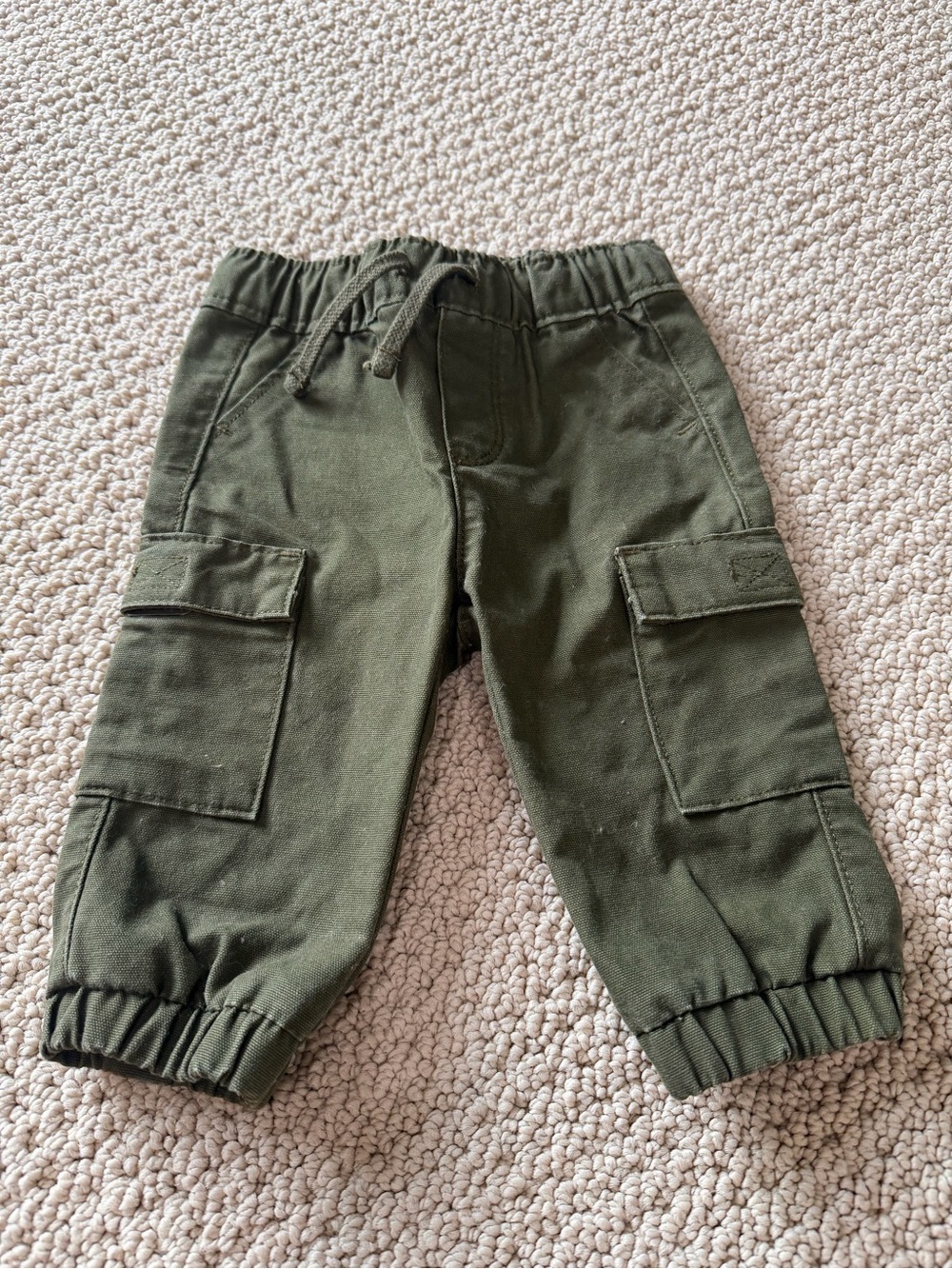 Old Navy Olive Green Cargo Joggers for Kids